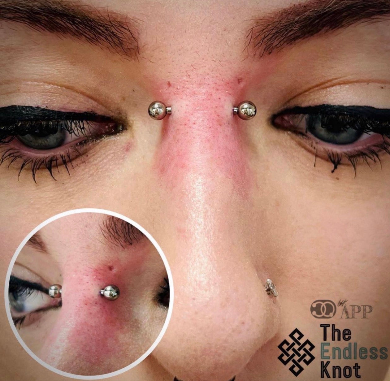 Bridge piercing