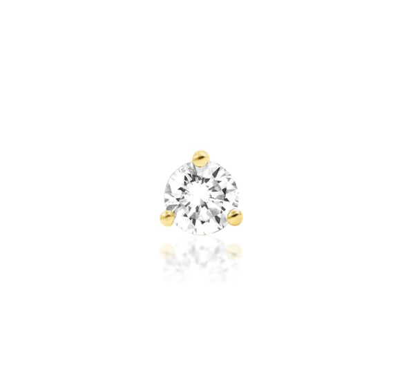 Diamond prong half deposit for Lucy