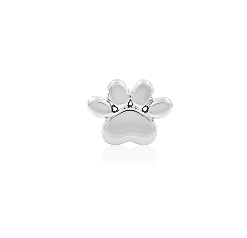Gold dog paw