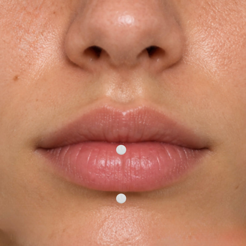 Vertical Labret (any part of the lip)
