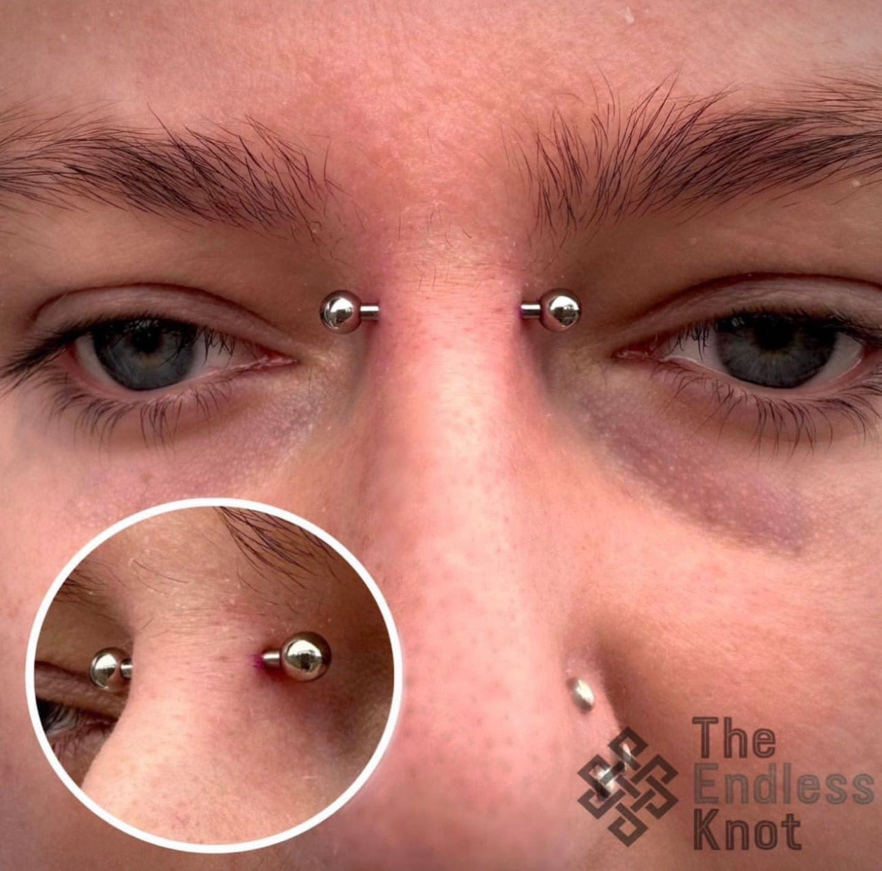 Bridge piercing