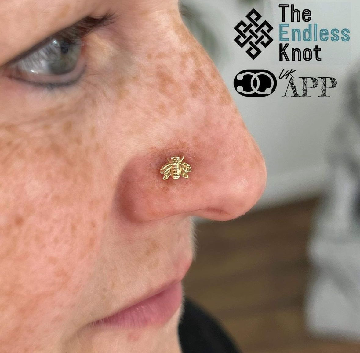 Bee 14ct gold