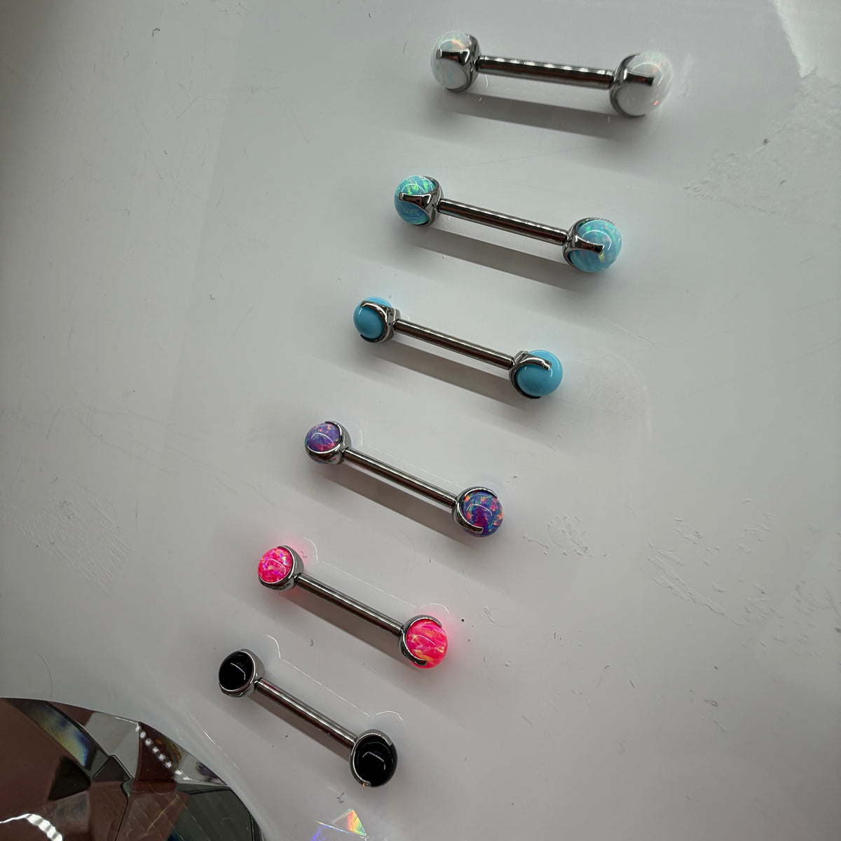 Prong set bead (Threadless)