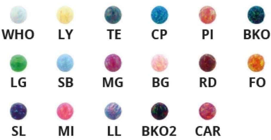 Faux Opal clicker
