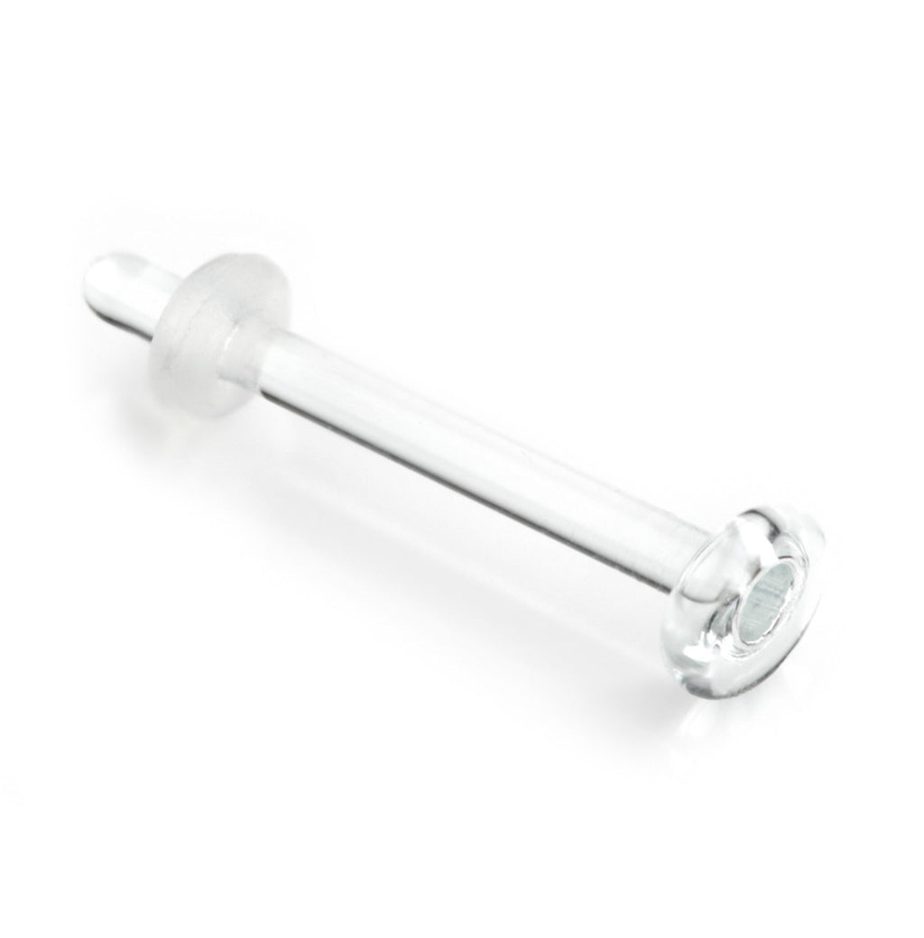 Glas labret (behoudstuk)