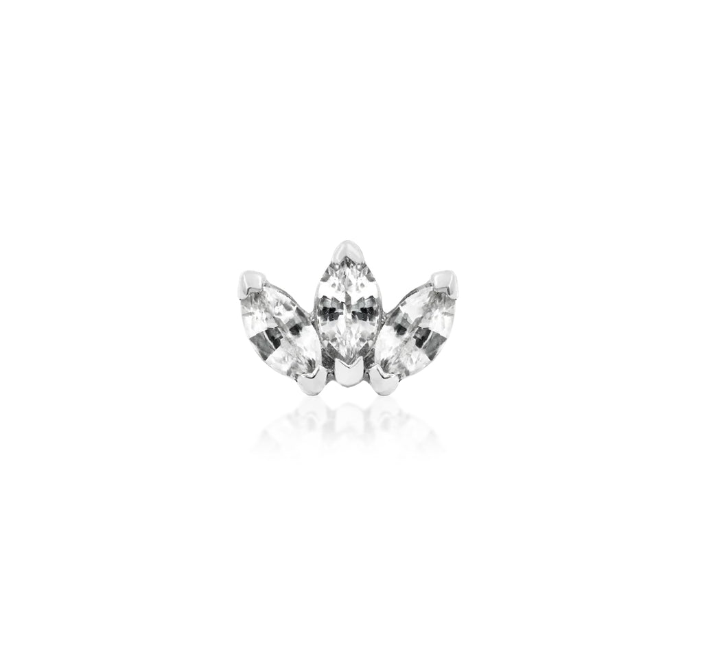 Triple marquise CZ attachment