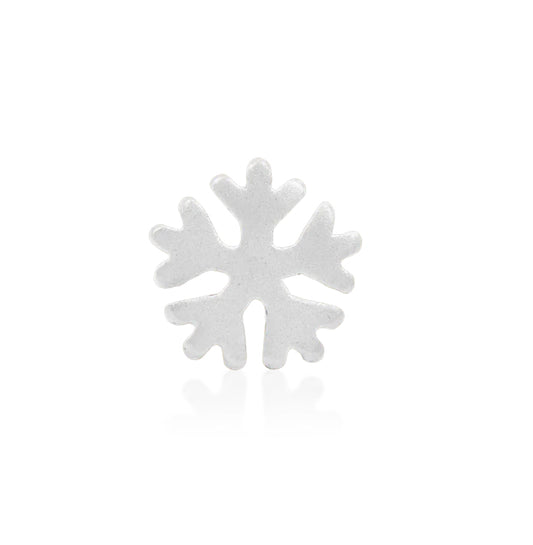 Snowflake sandblasted