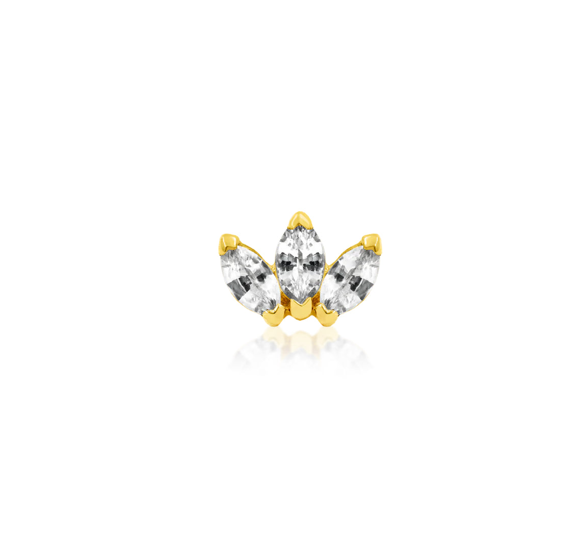 Triple marquise CZ attachment