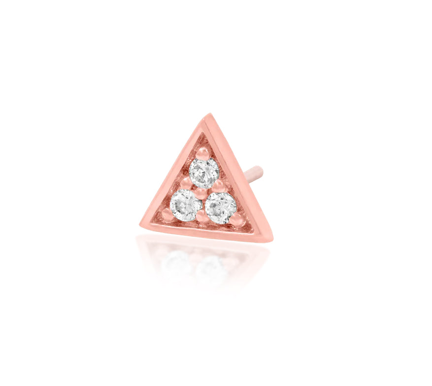 Triangle with 3 CZ stones