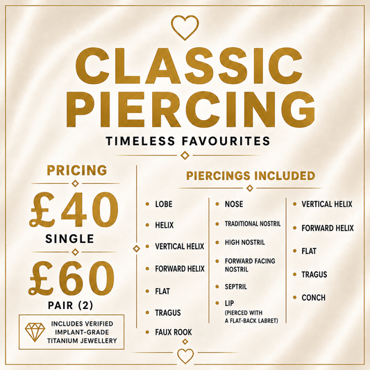 Classic Piercing Appointment