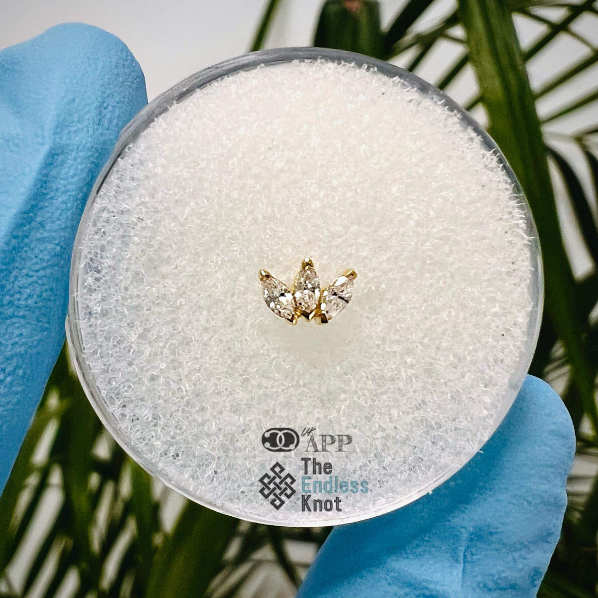 Triple marquise CZ attachment