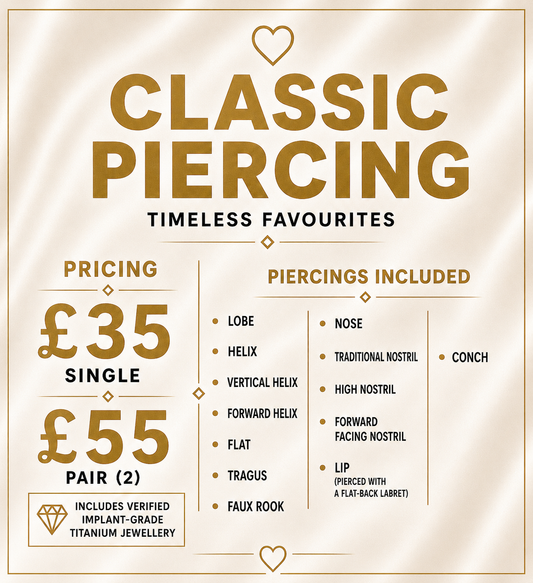 Classic Piercing Appointment