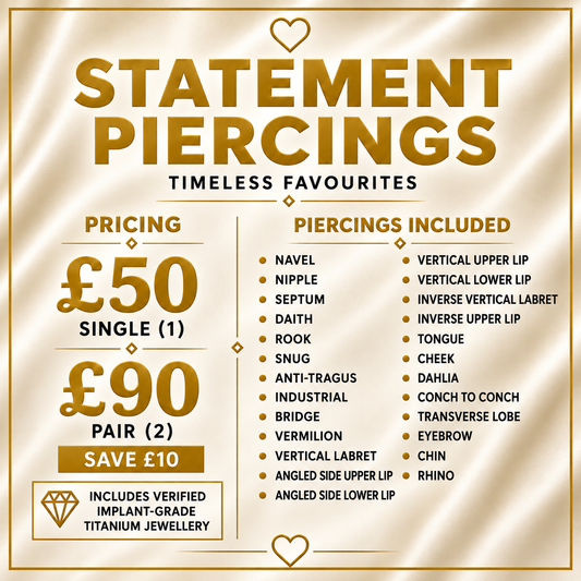 Statement Piercing Appointment