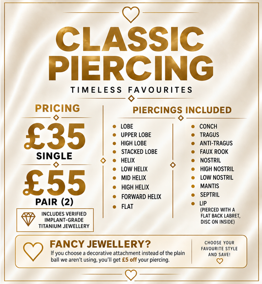 Classic Piercing Appointment
