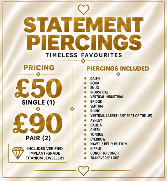 Statement Piercing Appointment